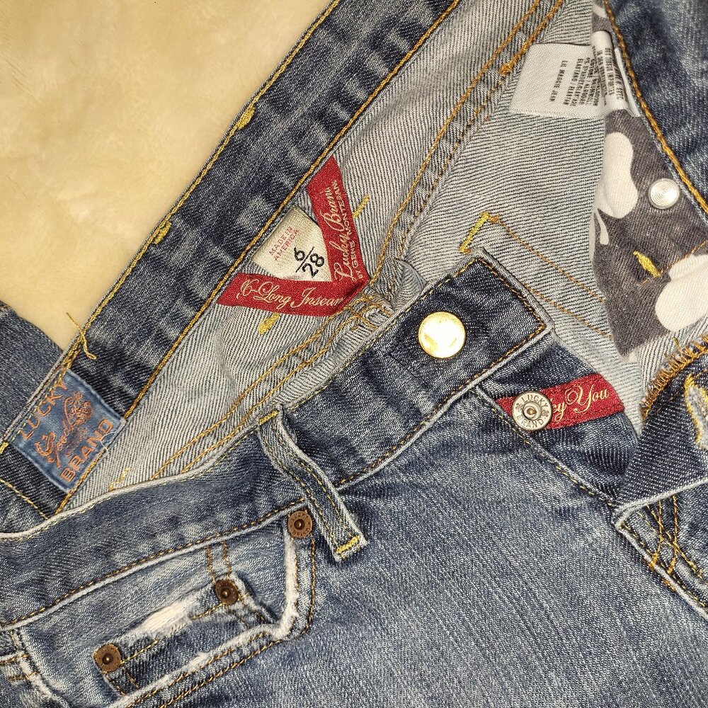 Lucky Brand Lil Maggie Jeans 6/28 Medium Blue Wash